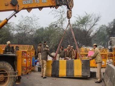 Concrete barricades, sealed borders: WATCH how Delhi Police secures capital as farmers' protest intensify