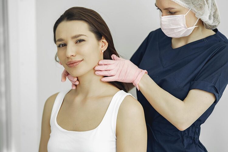 Woman Getting a Check-up