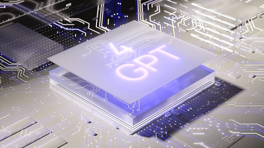 a computer chip with the word gat printed on it