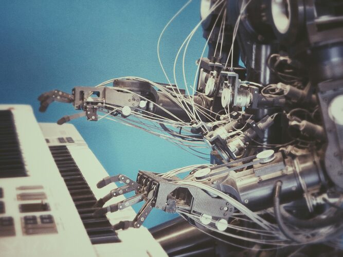 robot playing piano, AI Innovations